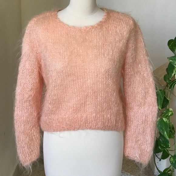 vintage pink sweater